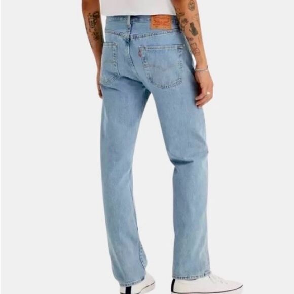 Levi’s 501 Original Fit Button Fly Jeans in Light Blue Men’s 28/30 - Picture 6 of 9